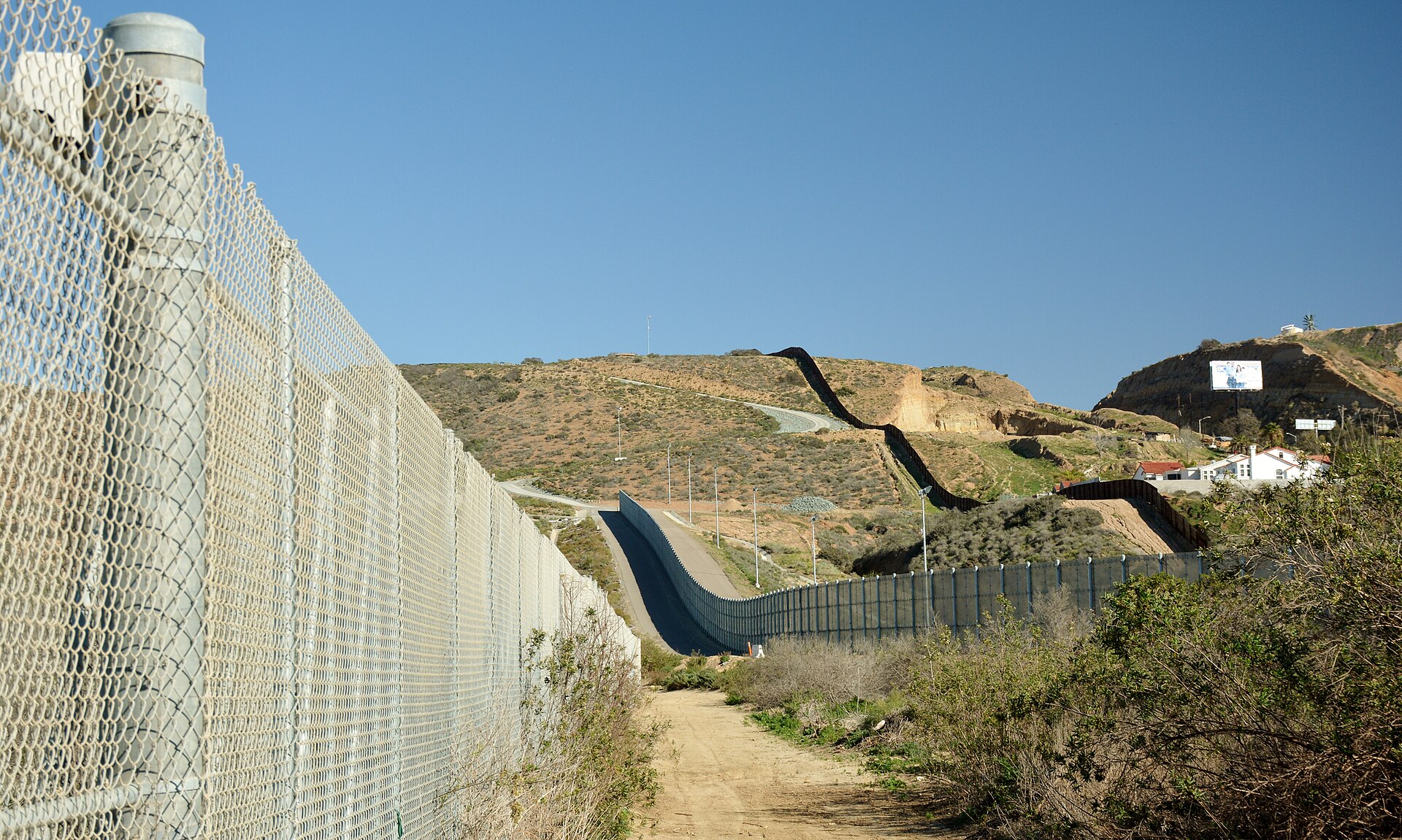 Panoramic view of the Tijuana River Valley, San Diego